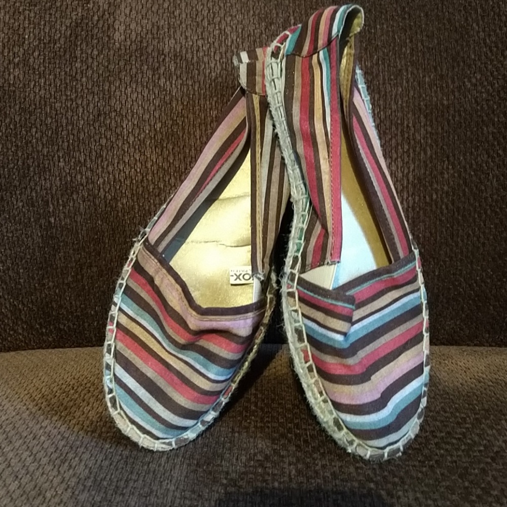 Merona flats striped size 8